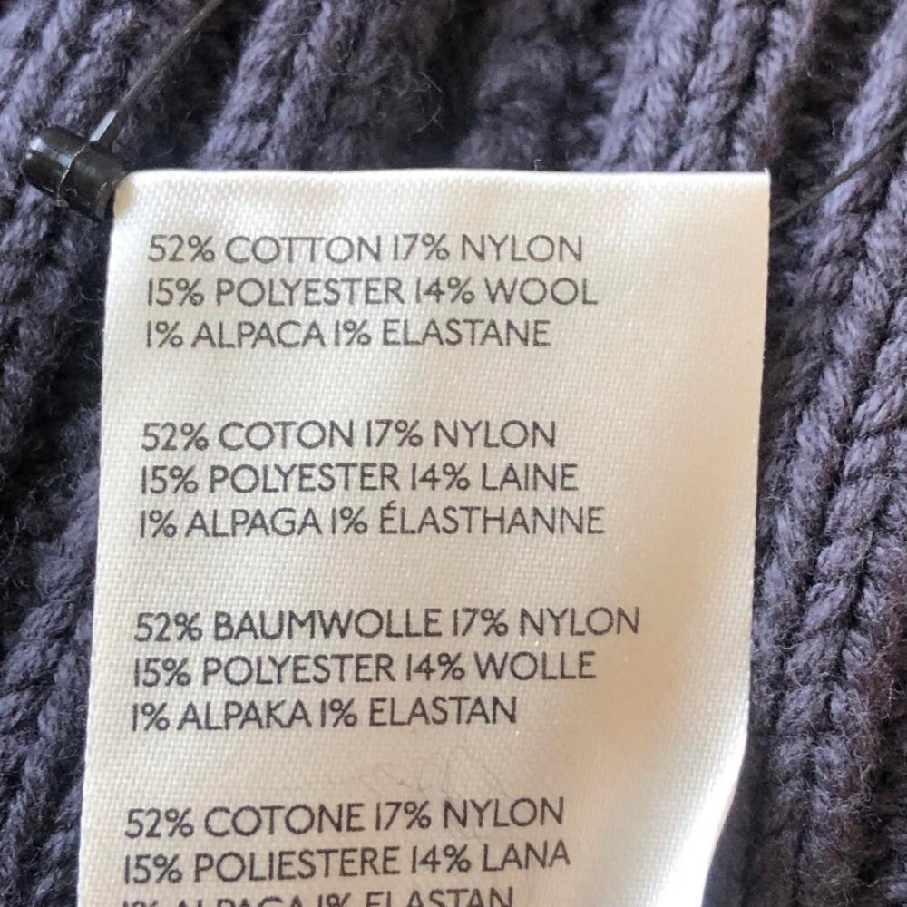 Free People Snow Drop Charcoal Gray Cardigan Sweater - Picture 7 of 7